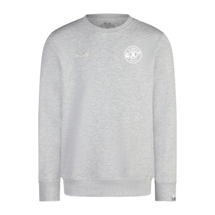 RUNDHALS SWEATER GRAU